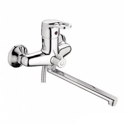 Смеситель для ванны и раковины 40к L2250 Ledeme с отв див в корпусе L-нос, латунь 518345