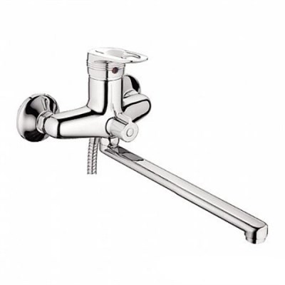 Смеситель для ванны и раковины 40к L2256 Ledeme с отв див в корпусе L-нос, латунь 511264