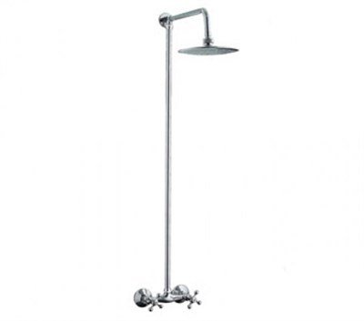 Душевая система 1/2 кер F2308 FRAP лейка "Тропич. душ" (D200мм, хром, силумин) 516505