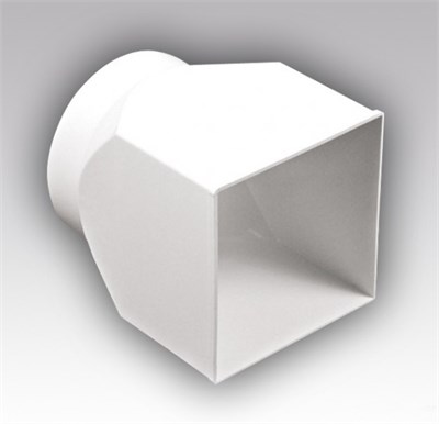 Соединитель 126х126/D125 центральный плоский/круглый 1212СП12,5КП ERA 511359