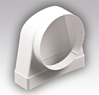 Соединитель 60х204/D160 угол 90 плоский/круглый 620СК16КП ERA 522905