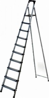 Стремянка 10 ступеней (высота до верхней ступени 219 см) 511491
