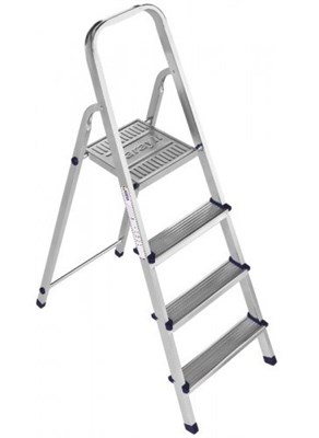 Стремянка 4 ступени (высота до верхней ступени 78 см) 480003