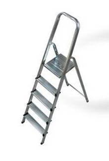 Стремянка 5 ступеней (высота до верхней ступени 99 см) 480004