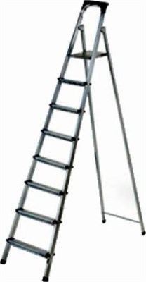 Стремянка 8 ступеней (высота до верхней ступени 175 см) 502087