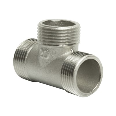 Тройник 3/4'' нар/нар/нар VRT® никель 513197