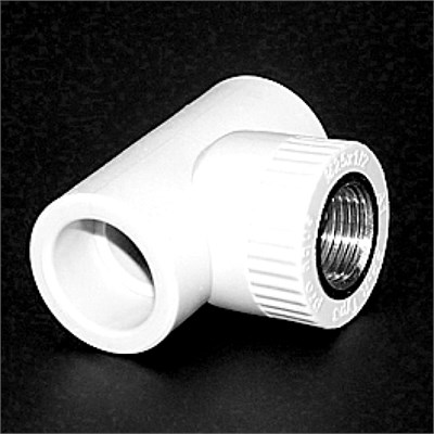 Тройник комб. вн 25х3/4''х25 PRO AQUA БЕЛЫЙ 508596