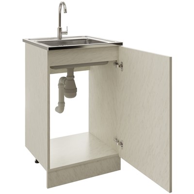 Тумба 50 ЛДСП белый мрамор 310613