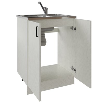 Тумба 60 ЛДСП белый мрамор 310608