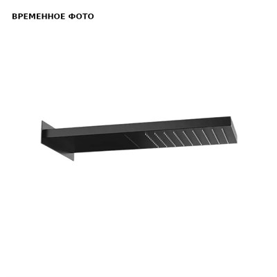 Верхний душ настенный 50x20 см Remer, черный матовый 876622