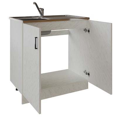 Тумба 80 ЛДСП белый мрамор 310604