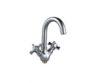 Смеситель для раковины 1/2 кер F1324 FRAP (выс.пов.излив, п/гайку, хром, силумин) 512947