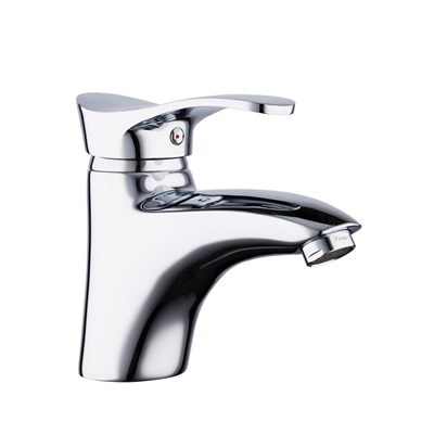 Смеситель для раковины 40к F1001 FRAP (литой, п/гайку, хром, латунь) 515983