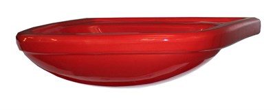 Раковина накладная "Альфана-52" красная (ОК) 511869