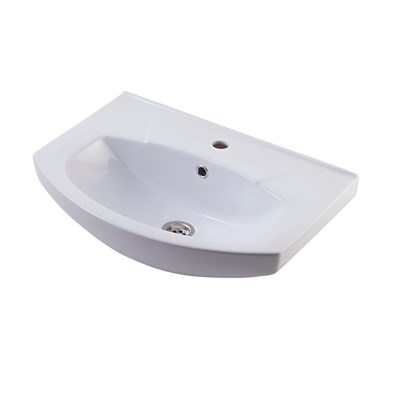 Раковина накладная "Элеганс-55" белая (Rosa) 520729