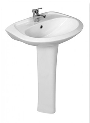 Умывальник-тюльпан "Бриз-50" (пост.БИ) (с хром. переливом) (Santek) 504404