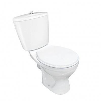 Унитаз-компакт "Универсал-Эконом" (косой, боковой, сид, шток.арм) МОНОКОРОБ (г.Лобня) 516535