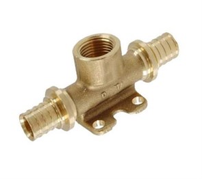 Тройник аксиальный установочный TIM Ф16 - 1/2" - Ф16  [12 шт], арт. H-ZT1602F H-ZT1602F
