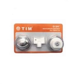 Монтажный комплект TIM для подключения радиатора 3/4"  [50 шт.], арт. TIM3041.03 TIM3041.03