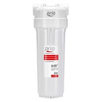 {{photo.Alt || photo.Description || 'Фильтр магистральный 1/2'' для хол. воды непрозр 10" PRIO (НОВАЯ ВОДА) (AU010) картр в компл АКЦИЯ'}}
