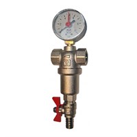 Фильтр самоочищающийся 1/2'' вн/вн с манометром VALTEC VT.389.N.04 517242