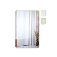 Штора для ванной 100% полиэстер эконом 170*200 (белый фон) без колец 00001281