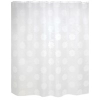 Штора для ванной ZALEL 180*200 (белый фон) без колец 511019
