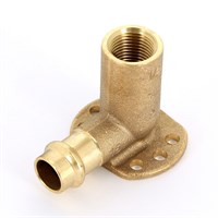 Водорозетка пресс-В 15х1/2' удлиненная (l=45мм) бронза Sanpress SC-Contur 870599