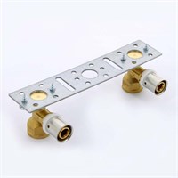 Водорозетка пресс-В 20 x 1/2' двойная на планке 865931