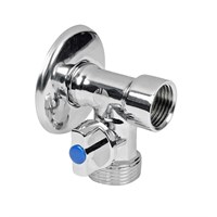 Кран 3-прох шаровой 1/2'' - 3/4'' - 1/2'' вн/нар/нар для ст маш 526126