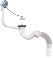 Обвязка на ванну 1 1/2*40*40*50 с вып и переливом с гофро трубой V155-АК САНДЕСАНТ 526760