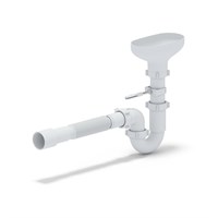 {{photo.Alt || photo.Description || 'Сифон 1 1/2*40 Ani прямоточ. с гофрой 40*40/50  DR0115 с разрывом струи АНИ пласт'}}