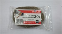 Лен сантехнический  20 г. (пакет)  UNIFLAX 528005