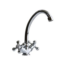 Смеситель для кухни 1/2 рез T.MARKT 041-2010 Крест п\гайку 528964