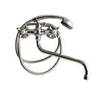 Смеситель для ванны и раковины 1/2 рез T.MARKT 081-2006 Крест  ШАР ПЕРЕКЛ 528982