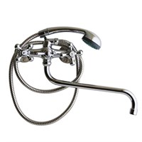 Смеситель для ванны и раковины 1/2 рез T.MARKT 081-2010 Крест  ШАР ПЕРЕКЛ 528983