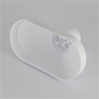 Воронка приемная овальная 170 х 85 мм, выход 1 1/2