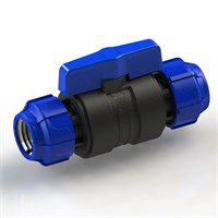 Кран шаровой обжим - обжим 32 - 32 ПЭ PN16 SPEKTR 529519