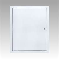 Люк ревизионный пластиковый 418*418 с ручкой и фланцем 396*396 Л4040Р EVECS 529816