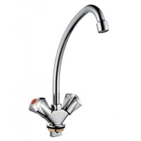 Смеситель для кухни 1/2 кер Казань КС-55 55064 металлиз мах 529737