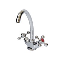 Смеситель для кухни 1/2 кер Казань КС-55 55071 металлиз мах 529740