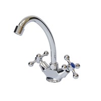 Смеситель для кухни 1/2 кер Казань КС-55 55073 металлиз мах 529743