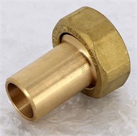 Вставка 22х1' с накидной гайкой и плоской прокладкой, бронза Sanpress 886404