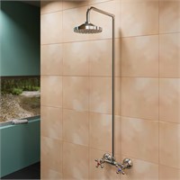 {{photo.Alt || photo.Description || 'Душевая система 1/2 кер ML2408 стационарный лейка "Тропический душ" ХРОМ'}}