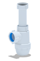 Сифон 1 1/4*32 Ani Юнг без выпуска BM1020 АНИ пласт 531632