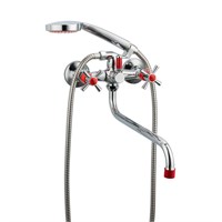 Смеситель для ванны и раковины 1/2 кер R22118-10 FRUD картридж перекл Красный 531953