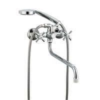 Смеситель для ванны и раковины 1/2 кер R22118-7 FRUD картридж перекл Белый 531951