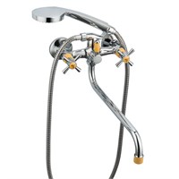 Смеситель для ванны и раковины 1/2 кер R22118-9 FRUD картридж перекл Желтый 531952