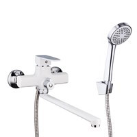 Смеситель для ванны и раковины 35к R22301 FRUD див. корп. Белый+хром 531981