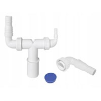 Адаптер с 2-мя отводами под углом 90° для подкл. БТ 10-13/20-23 мм с обр. клап. выход 32/40 мм 862218